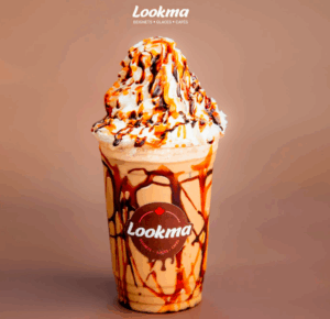 Cafe glacé au caramel